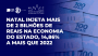 Pesquisa CDL Cuiabá - Natal em MT promete movimentar mais de 2,05 bilhões de reais na economia, 14,86% a mais que 2022